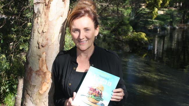 Mansfield mother Lynn Johnstone has written a book Nourished Vegan — A Teenager’s Guide which was inspired by her own journey supporting her daughter go vegan. Picture: Kristy Muir