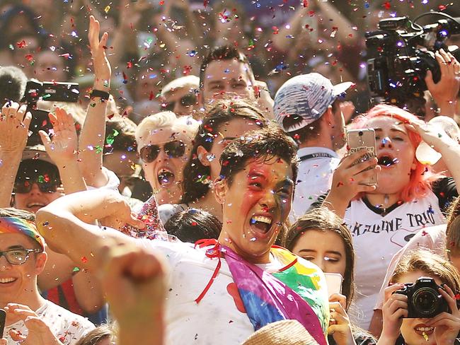 Same-sex marriage is one of the many issues which has split the Liberal party. Picture: Getty