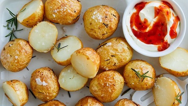 You can't go wrong with air fried potatoes.