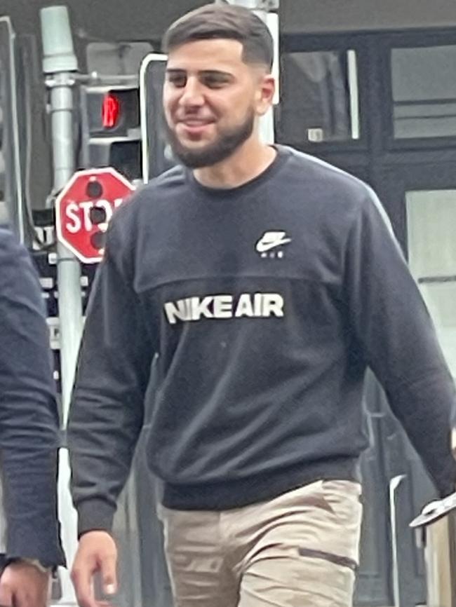 Amhed Sadik outside Parramatta Local Court.