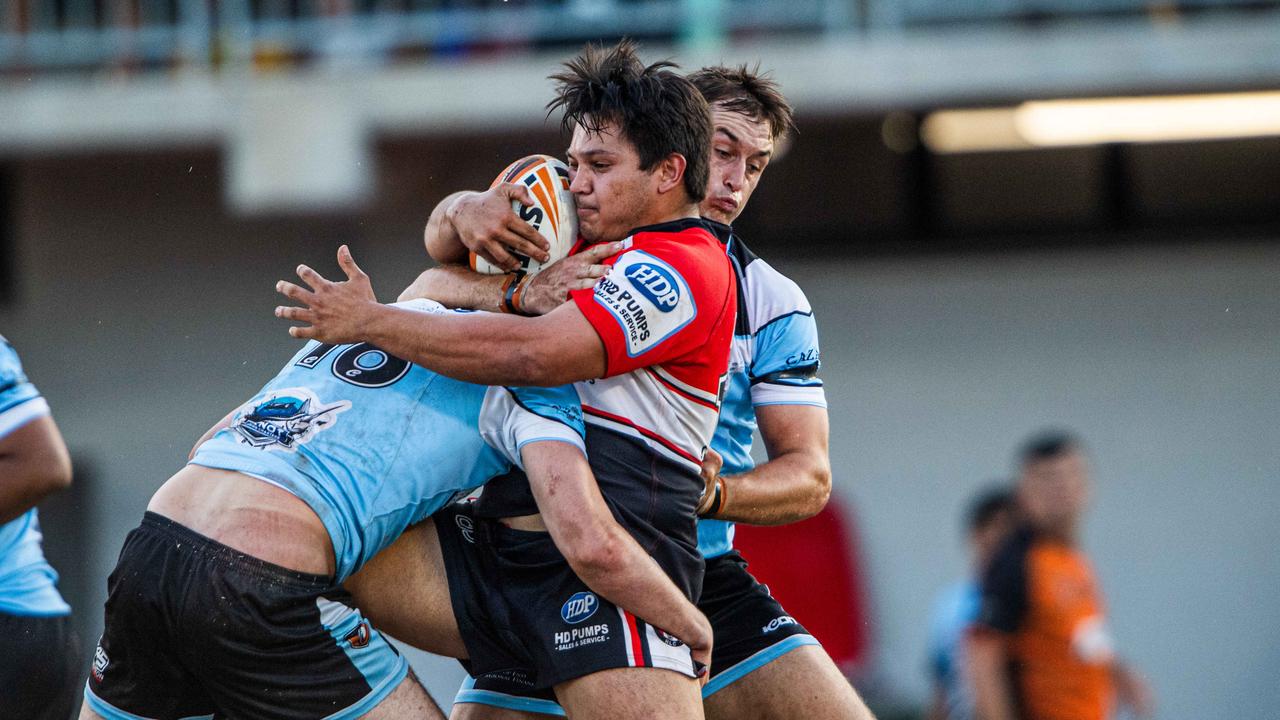 Callum Dubbeld as the Litchfield Bears take on Northern Sharks in the 2023 NRL NT grand final. Picture: Pema Tamang Pakhrin