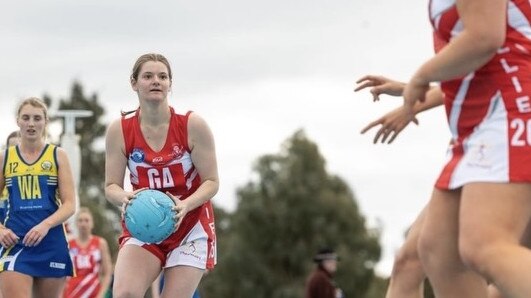 April Kennedy of Collingullie Demons Football and Netball Club in southern NSW. Picture: Supplied