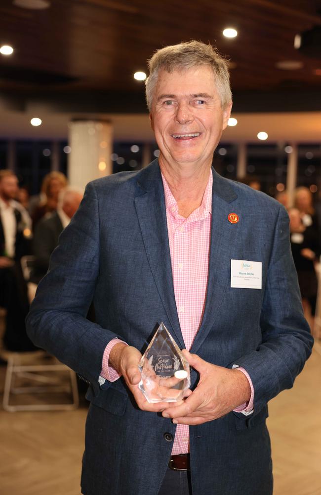 Wayne Sticher at the Gold Coast Australian of the Year Awards 2025 at Sky Point for Gold Coast at Large. Picture, Portia Large.