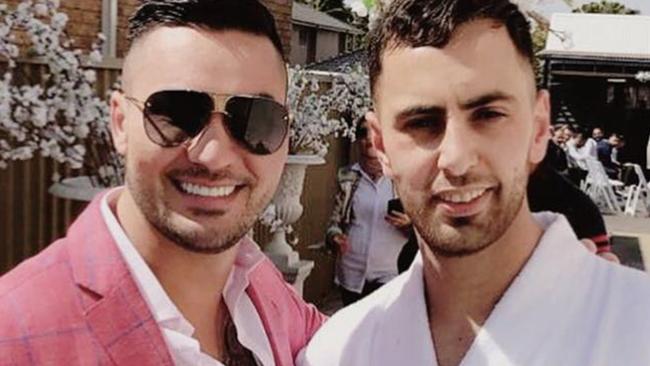 Ahmed Jaghbir (right), friends with Mehajer (left) was arrested on Tuesday. Picture: Instagram