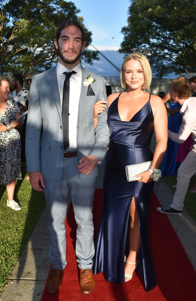 Matthew Daniels and Ruby Caeser at the Caloundra State High School formal 2024.