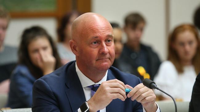 Stuart McCullough has moved into a new role overseas, sparking calls of nepotism from the Senate.