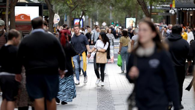 Treasurer Jim Chalmers said he was “not especially” worried that profligate state budgets would drive up inflation at a time when the Reserve Bank has said rate hikes are now back on the agenda. Picture: NCA NewsWire/Damian Shaw