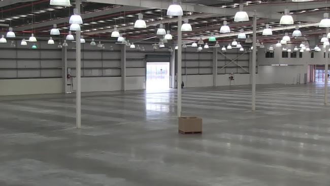 Inside the former Bunnings warehouse in Lake Macquarie. Picture: Supplied