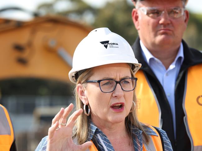 Premier Jacinta Allan has been urged to review its proposed changes to bail laws. Picture: David Caird