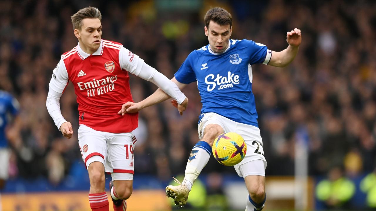 Everton upset Arsenal to shake up the title race. (Photo by Gareth Copley/Getty Images)