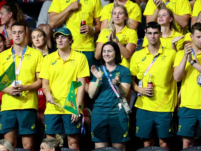 Anna Meares was a popular team leader with members of the Australian Olympic team. Picture: Adam Head