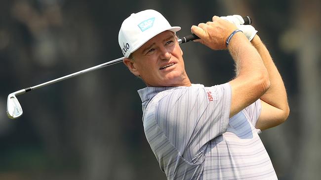 Ernie Els during The Australian Open pro am on Wednesday. Picture. Phil Hillyard