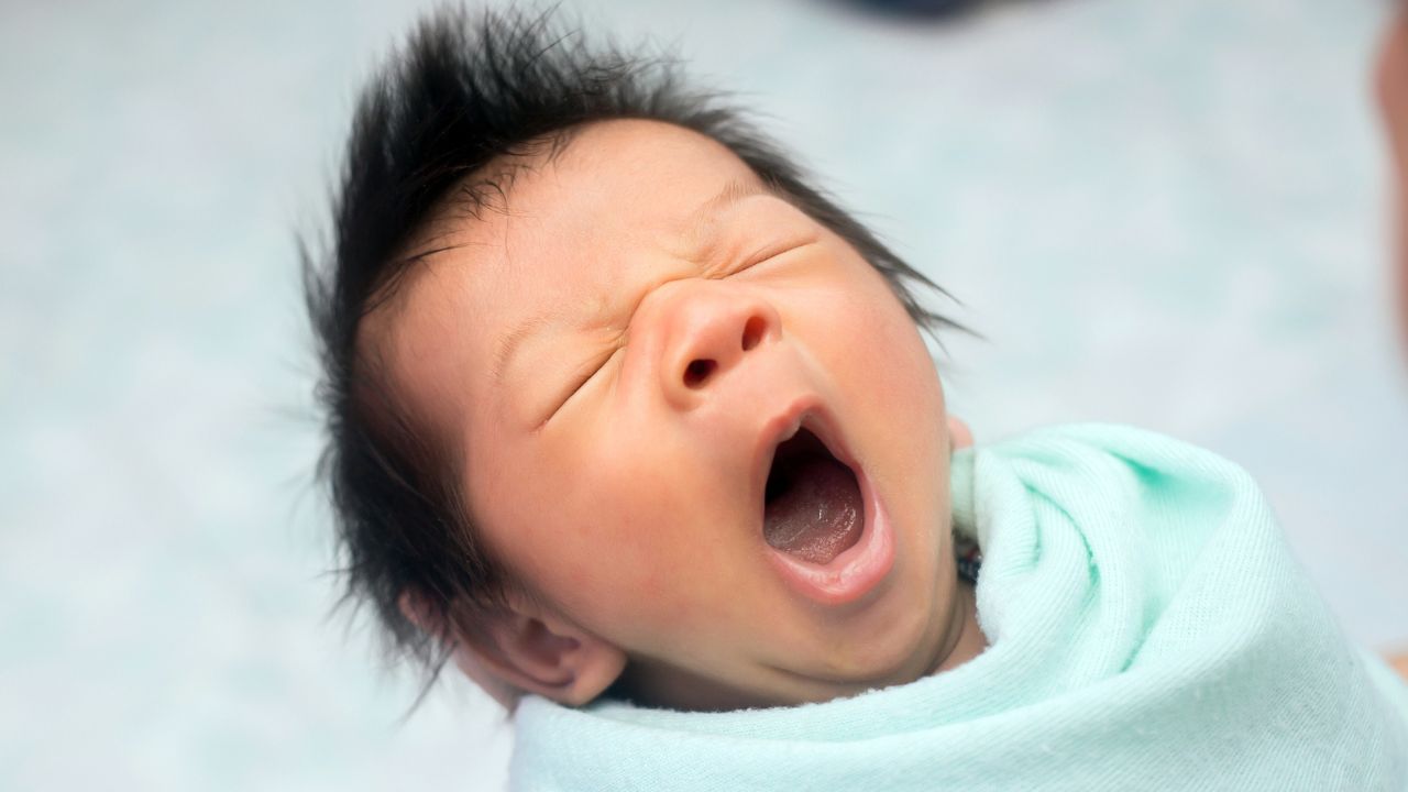 Being born is exhausting. Image: iStock