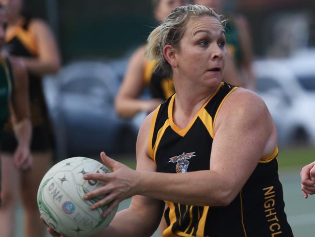 Nightcliff’s Edwina Shearer has been strong in the midfield for her side this season. Picture: Helen Orr