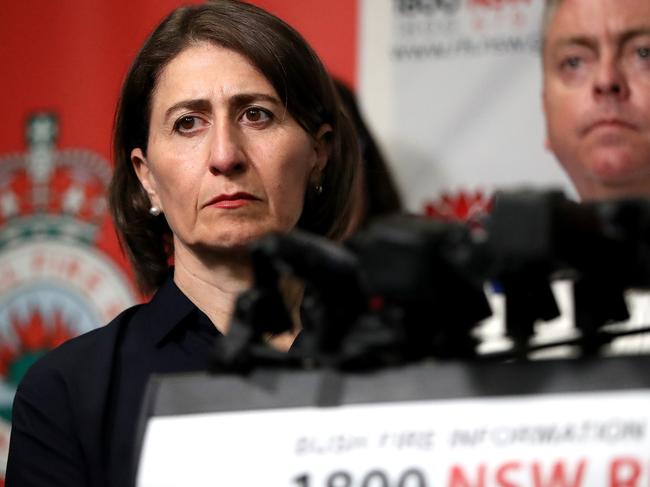 Premier Gladys Berejiklian has warned locals to prepare for more horrible weather. Picture: AAP Image/Jeremy Ng