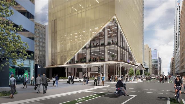 CEL Development's artist impression of the Hyatt Regency on Pirie St. Supplied: CEL Development