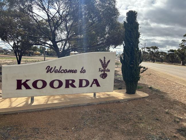 Justin Longmuir’s hometown, Koorda, three hours from Perth. Picture: Supplied