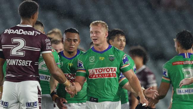 Brad Schneider looked solid in the pre-season and will get first crack at No.7 with Jamal Fogarty injured. Picture: Getty Images.