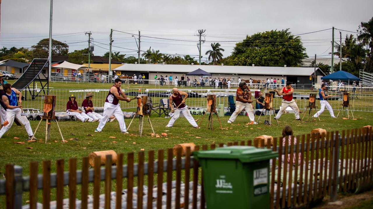 The woodchop is back for the 2022 Mackay Show. Picture: Contributed