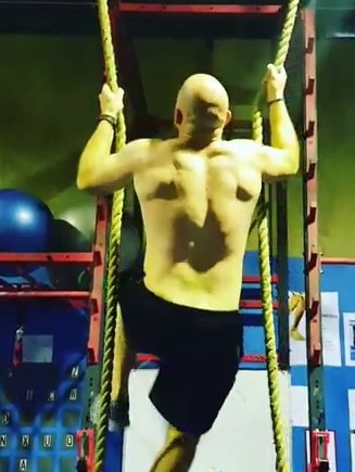 The defence tendered video footage showing Mr Mourabarak engaged in “Ninja Warrior”-style training, while supposedly injured. Picture: Instagram