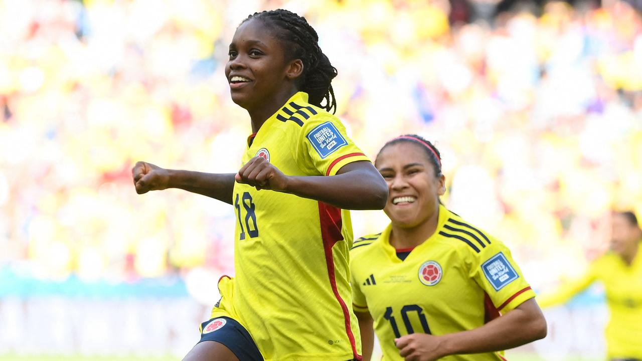 Linda Caicedo collapsed during a training session. (Photo by FRANCK FIFE / AFP)