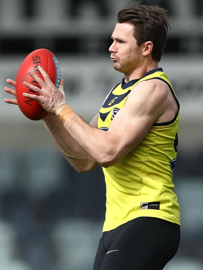 Patrick Dangerfield at Geelong training.