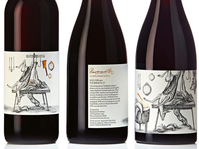 TWAM-20160625 EMBARGO FOR TWAM 25 JUNE 2016 NO REUSE WITHOUT PERMISSION Pic : Guy Bailey 2015 Ravensworth Canberra District Sangiovese, 2015 Ravensworth Hilltops Nebbiolo, 2015 Ravensworth Garnacha Tinta Y Cinq-Sao