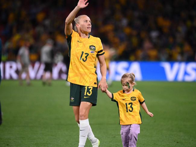 Tameka Yallop with her daughter Harley. Picture: AFP