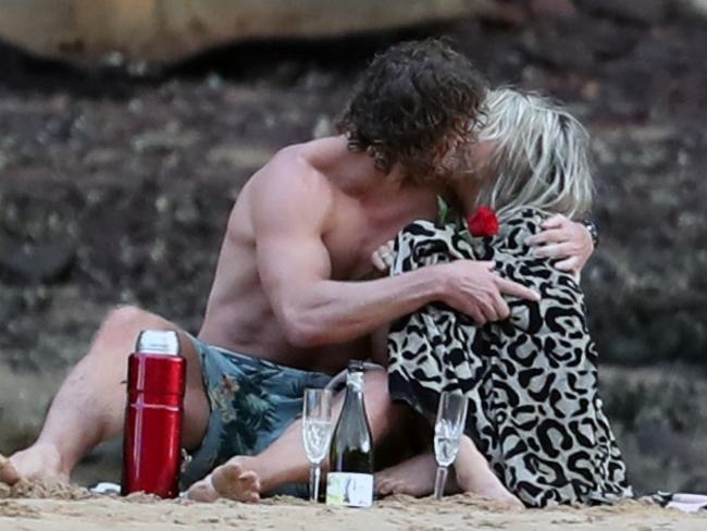 Nick ‘Honey Badger’ Cummins’ first date as The Bachelor. Picture: Diimex