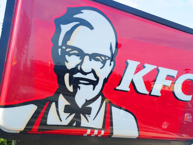 (FILES) In this file photo taken on September 10, 2016 a Kentucky Fried Chicken restaurant is seen in Gettysburg, Pennsylvania. - KFC will test vegetarian, plant-based chicken for one day in one restaurant in the US state of Georgia, the American fast food giant said on August 26, 2019. Complimentary samples of the new product, which was developed in partnership with Beyond Meat and is dubbed "Beyond Fried Chicken," will be available at the KFC in Smyrna, Georgia on Tuesday, and customers can also buy nuggets and boneless wings made from the non-meat. (Photo by Karen BLEIER / AFP)