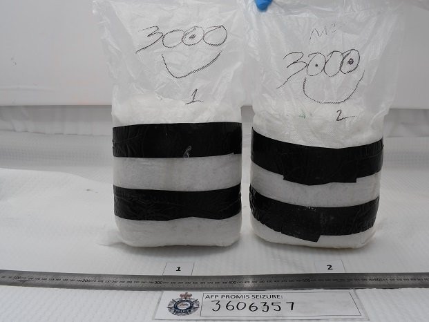 A 35-year-old man from Western Sydney was charged with allegedly importing approximately 20 kilograms of methamphetamine and 10 kilograms of cocaine. Picture: AFP