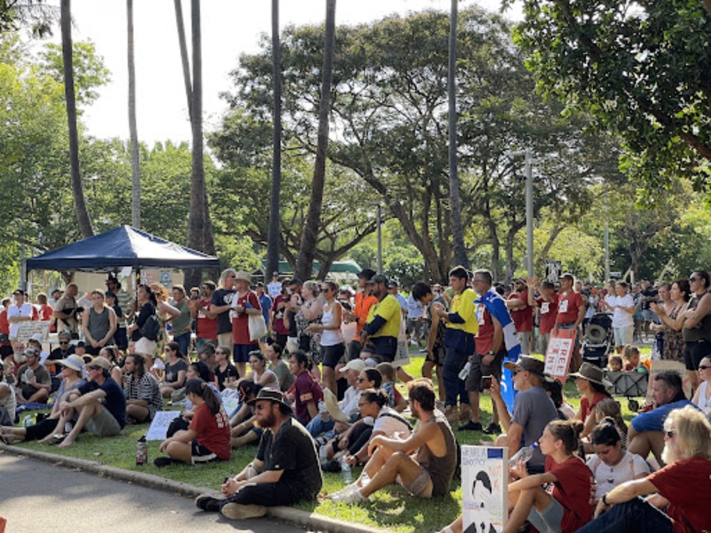 Faces of Darwin's Freedom Rally, Saturday 30 October 2021