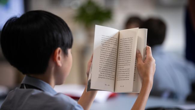 A student at Ashfield Boys High School in Ashfield, Sydney. Picture: Julian Andrews