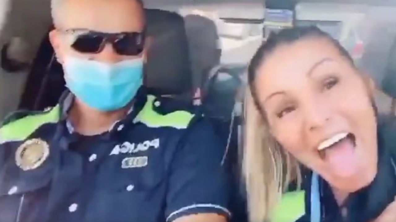 Yolanda Moll, 40, has been fired after posting TikTok videos while on duty. Picture: Supplied