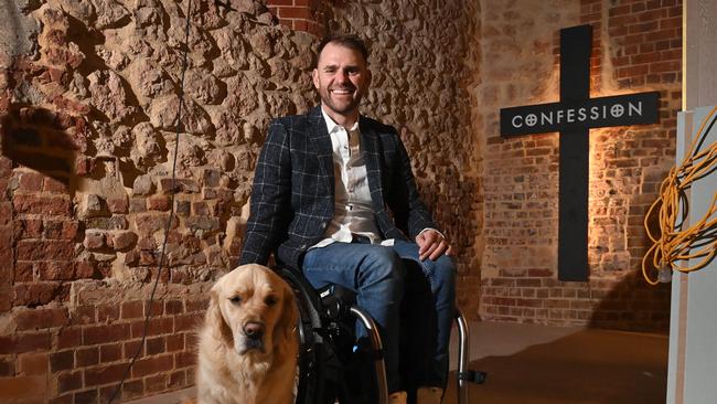 Shane Hryhorec will be opening an accessible bar, Confession, in Port Adelaide. Picture: Keryn Stevens