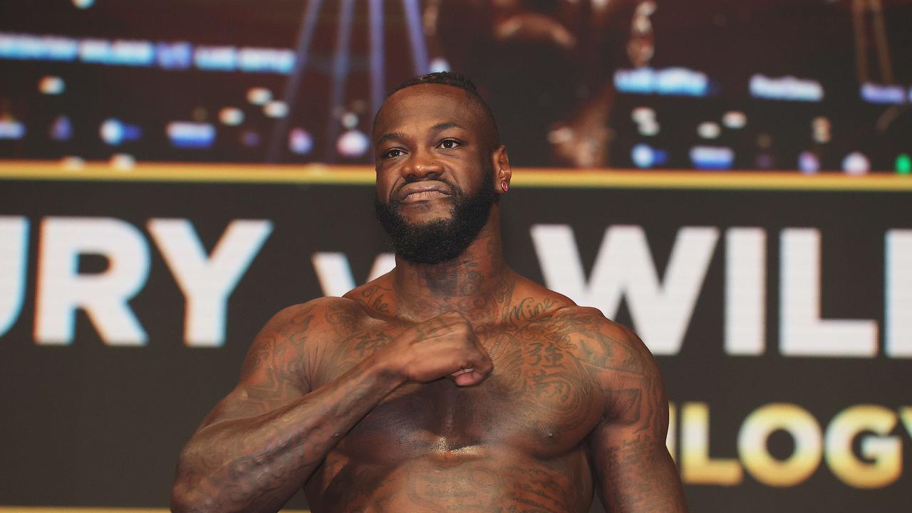 Deontay Wilder has gained weight ahead of his third match against Tyson Fury.  Photo: AFP