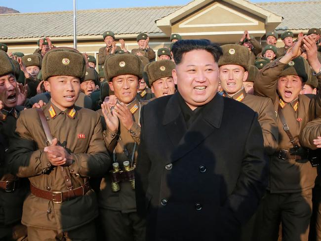 Security analysts fear North Korean leader Kim Jong-un is planning an attack. Picture: AFP.
