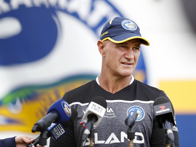 Parramatta Eels head coach Brad Arthur backs the club to rebound from the departure of a number of key players. Picture: Jonathan Ng