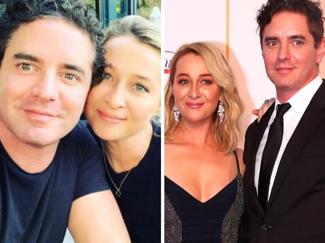 Asher Keddie and her husband, Vincent Fantauzzo.