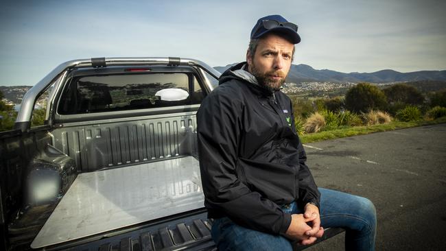 Tom Allen from the Wilderness Society of Tasmania. Picture: LUKE BOWDEN