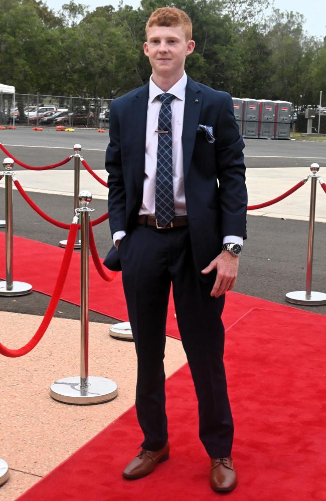 Dion Owen at Pacific Lutheran College's 2023 formal. Picture: Tegan Annett