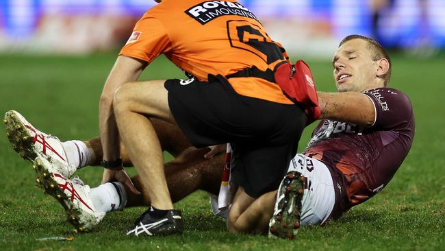 Tom Trbojevic is sweating on scans. Picture: Mark Kolbe/Getty