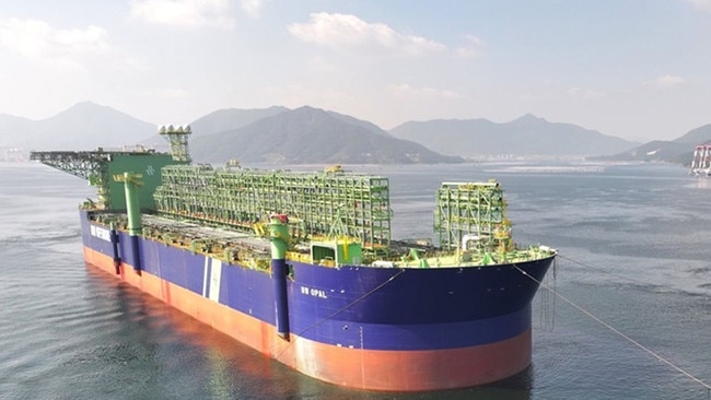 Santos’ newly-named FPSO BW Opal