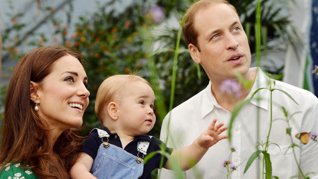 This photo was released ahead of George’s first birthday in 2014. Picture: John Stillwell - WPA Pool/Getty Images