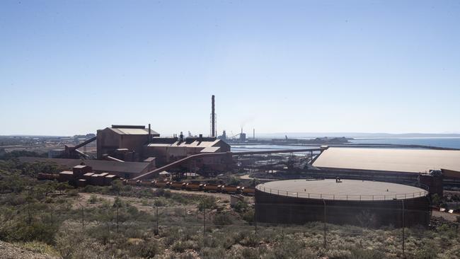 The Whyalla steelworks in South Australia. Picture: Simon Cross