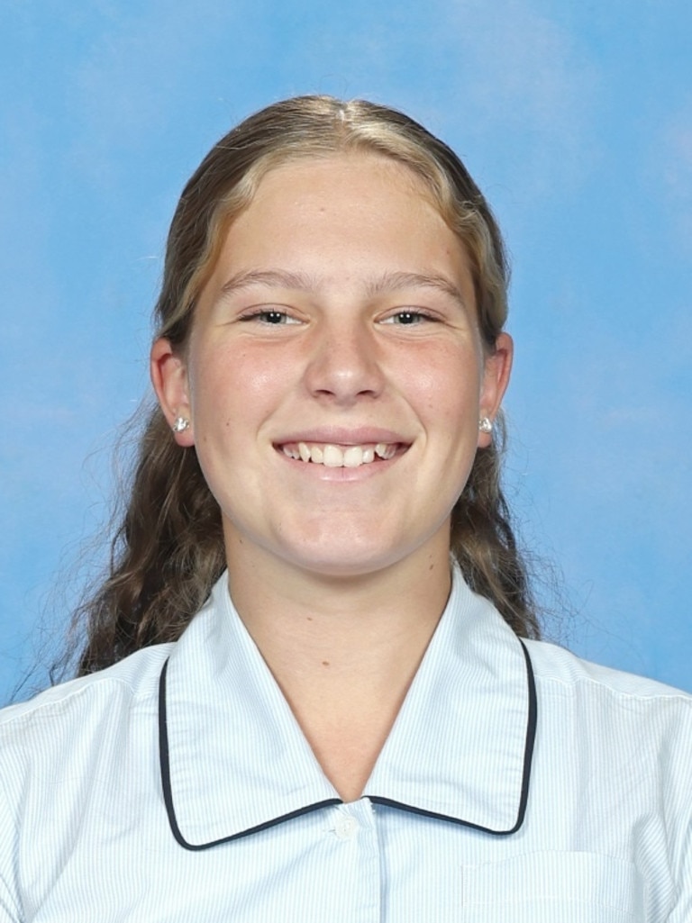 Nerang State High School 2025 Captain Olivia Rhodes. Picture: Supplied