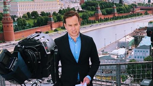 Seven News correspondent Hugh Whitfeld in Moscow.