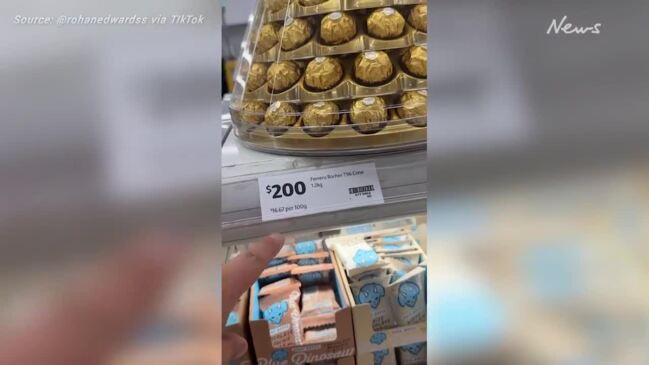 Abbie Chatfield's hilarious reaction to $200 item at Coles