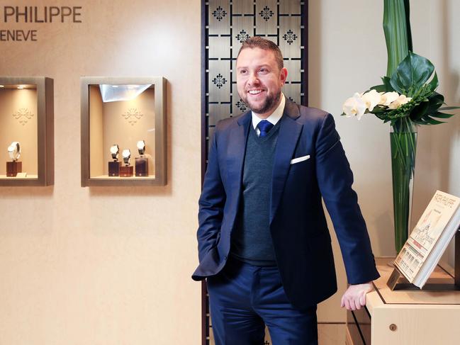 James Kennedy in their Crown boutique. Picture: Aaron Francis, The Australian