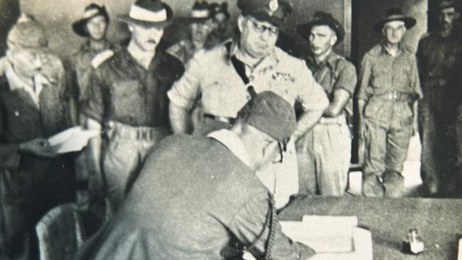 Colin Wagener was present when Japanese general Baba Masao formally surrendered in Borneo in 1945.